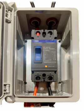 DC 250A bipolaire beschermingskast voor Pylontech lithiumbatterijen